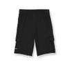 Champion Boys' Little Men, Athletic Shorts with Cargo Pockets, 8", Black view 2