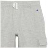 Champion Boys' Big Men, Athletic Shorts with Cargo Pockets, 8", Oxford Grey Heather view 2