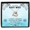 Love Dancing Necklace Luxury Box Long Distance Relationship, Deployment Gift, Navy Wife Necklace Gift view 1