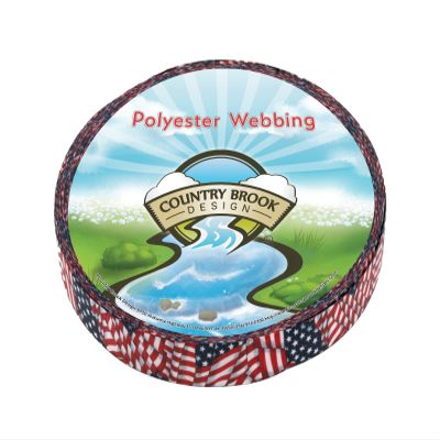 Country Brook Design - Patriotic Tribute Photo Quality Polyester (1 Inch, 20 Yards)