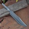 Unique Blades 13 Inches, Hand Forged Damascus Steel Blank Blade, Bowie Knife For Knife Making Supplies view 4