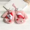 Winter Gloves Toddler Kids Children's Christmas Santa Warm Think Knit Winter Girls Boys Baby Gloves (Pink, One Size) view 2