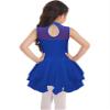 Jhaoyu Kids Girls Sleeveless Ice Skating Dress Ballet Dance Leotards Skirt Figure Skating Competition Costume Royal Blue 14 Years view 2
