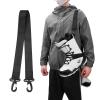 AzReference Ski and Snowboard Boot Carrier Strap Shoulder Sling Leash for Women Men Snowboarding Ice Skates Skiing Accessories, Black view 1