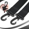AzReference Ski and Snowboard Boot Carrier Strap Shoulder Sling Leash for Women Men Snowboarding Ice Skates Skiing Accessories, Black view 3