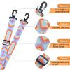 AzReference Ski and Boot Carrier Straps, Adjustable Shoulder Sling Leash, Roller Skate Leash for Skiing Snowboarding Ice Skates Rollerblades, Purple view 4