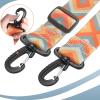 AzReference Ski and Boot Carrier Straps, Adjustable Shoulder Sling Leash, Roller Skate Leash for Skiing Snowboarding Ice Skates Rollerblades, Orange view 3