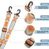 AzReference Ski and Boot Carrier Straps, Adjustable Shoulder Sling Leash, Roller Skate Leash for Skiing Snowboarding Ice Skates Rollerblades, Orange view 4