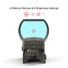 Feyachi RS-60 Reflex Sight,Multiple Reticle System Red Dot Sight with Picatinny Rail Mount, Absolute Co-Witness view 4