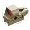 Feyachi RS-61 Reflex Sight, Multiple Reticle System Red Dot Sight with Picatinny Rail Mount view 3