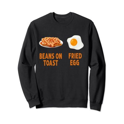 Fried Egg Costume Idea For Women & Beans On Toast Outfit Sweatshirt