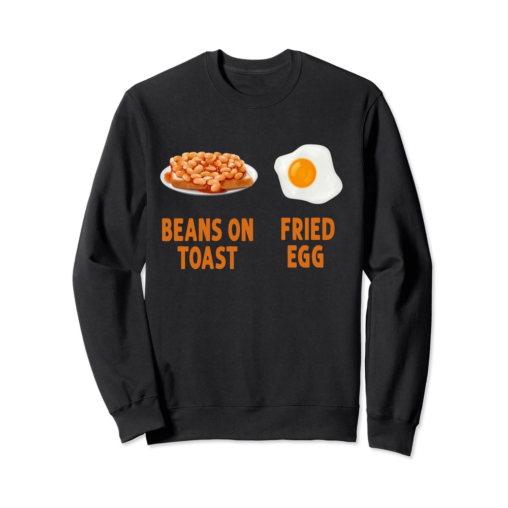 Fried Egg Costume Idea For Women & Beans On Toast Outfit Sweatshirt