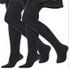 leg elegant 2 Pairs Ballet Tights for School Girls Toddler Kids Footed Dance Tights (Black (2 Pairs) 8-10) view 1