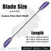 Z&J SPORT Sea Kayaking Paddle with Paddle Bag, SK-III Translucent Fiber Paddle Blade, Adjustable Carbon Shaft for Relaxed Kayaking Touring (220-230cm) view 2