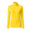 XUETON Womens Long Sleeve Mock Turtleneck T-Shirts Stretch Slim Fitted Lightweight Solid Undershirts Base Layer Tee Tops(Yellow,X-Large) view 4