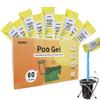 AOKE Portable Toilet Powder, Lemon 60 Pack Poo Gel for Camping Eco Absorbent Gel Liquid Waste Gelling and Deodorizing Powder, Emergency Toilet Waste Treatment for Outdoor Camping Hiking view 1