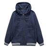 JEsilunmaMY Mens Outdoor Polar Fleece Sportwear Zip Long Sleeve Sports Cardigan Sweater Spring Fall Sweatshirt Varsity Jacket (Dark Blue,X-Large) view 1