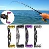 Adoolla Fishing Reel Handle Modified Double Rocker Replacement Accessories for Baitcasting Spinning Fishing Reel Carbon Fiber-A view 2