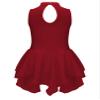 FEESHOW Girls Kids Sequins Sleeveless Figure Ice Skating Dress Ballerina Performance Modern Ballet Lyrical Dress Burgundy 16 Years view 4