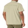 Little Donkey Andy Men's Lightweight Short Sleeve Shirt Quick Dry Shirt for Hiking Boating, UPF50 Khaki XL view 2