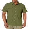 Little Donkey Andy Men's Lightweight Short Sleeve Shirt Quick Dry Shirt for Hiking Boating, UPF50 Olive L view 1