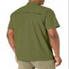 Little Donkey Andy Men's Lightweight Short Sleeve Shirt Quick Dry Shirt for Hiking Boating, UPF50 Olive L view 2