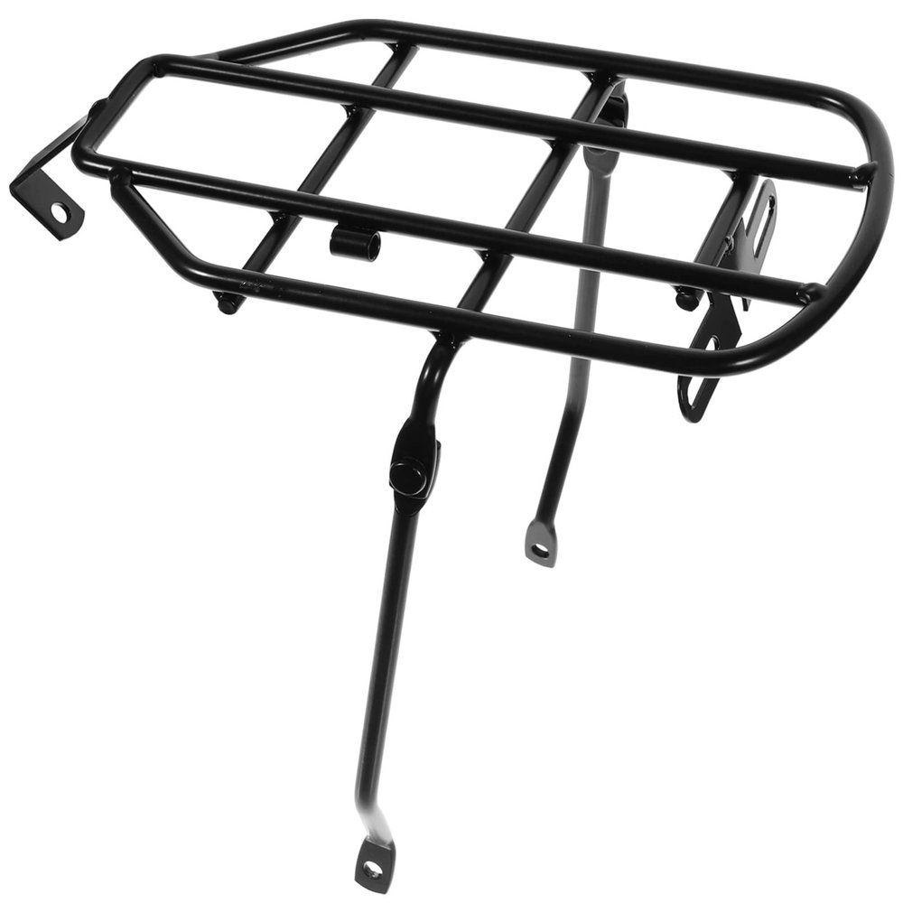 Homoyoyo Racks Stand Backseat Luggage Creative Car Black Seats Hollow Storage Rack High Rear Stable Equipment Pad Cycle Bicycles Decorative Metal Electric Carrier for Supple Classic