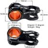 ZECHAO Bike Stem,Ultralight Stem 31.8mm-35mm Mountain Road Bike Stem 50mm Bike Riser Mountain AM XC DH Stem Handlebar Stem Bike Stem (Color : Purple, Size : 28.6 * 31.8 * 50MM) view 2