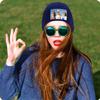 Custom Beanie Hat Design Your Own Logo Personalized Winter Knitted Hats for Men Women Warm Knit Beanies Cap Gifts for Christmas Birthday (Navy Blue) view 2