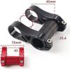 ZECHAO Folding Bike Stem,Bike Handlebar Extension Adjustable Double Stem BMX Stem Riser Bike Handlebar Stem Extender Bike Stem (Color : Yellow, Size : 58mm) view 3