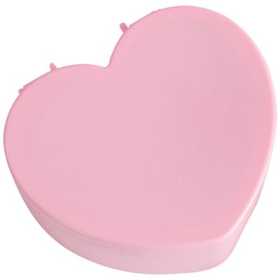 Cabilock present Ornaments Little Girls Jewelry Box Plastic Jewelry Trinket Box Heart Shape Jewelry Container Holder Necklace Earrings Ring Storage Case for Girl present Kids Jewelry Box