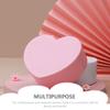Cabilock present Ornaments Little Girls Jewelry Box Plastic Jewelry Trinket Box Heart Shape Jewelry Container Holder Necklace Earrings Ring Storage Case for Girl present Kids Jewelry Box view 3