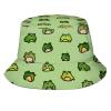 Frog Bucket Hat for Women Men Summer Outdoor Foldable Wide Brim Fisherman Hat Fishing Sun Hat view 1