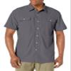 Little Donkey Andy Men's Lightweight Short Sleeve Shirt Quick Dry Shirt for Hiking Boating, UPF50 Gray XXL view 1