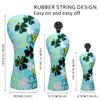 Lucky Shamrock Golf Driver Headcover, Fairway Wood Head Cover, Hybrid/Rescue Headcover, Golf Club Covers for Driver and Woods, Hybrids, Synthetic Leather Golf Wood Head Covers Set view 2