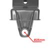 cyclingcolors Doll Bike seat Holder for Children Bike Girl boy Universal Fixing System Rigid Shape, White view 3