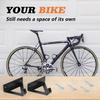 NiQinWuKin 2 Pack Bike Rack Wall Hook Wall Mount Bike Hook Holder Storage Rack for Indoor Storage and Garage Organization Flip-Up Bicycle Rack with EVA for Bicycles - Mountain (Triangle Black) view 3
