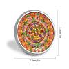 Aztec Calendar Round Brooch Pin for Men Women Personalized Badge Button Collar Pin Dress Scarf Jacket Accessories view 2