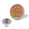 Aztec Calendar Round Brooch Pin for Men Women Personalized Badge Button Collar Pin Dress Scarf Jacket Accessories view 3
