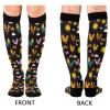 Wusikd Fun Chickens Compression Socks for Women and Men Circulation Birds Long Socks for Athletic Running 1 view 2