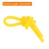 PATIKIL Tennis Vibration Dampeners, 10 Pack Silicone Racquet Shock Absorber Racket String Damping, Yellow view 2