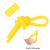 PATIKIL Tennis Vibration Dampeners, 10 Pack Silicone Racquet Shock Absorber Racket String Damping, Yellow view 4