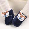 Baby Booties Newborn Infant Booties Fleece Warm Shoes House Slippers Non-Slip Soft Sole Boots 0-18 Months (Blue, 12-18 Months) view 2