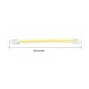 PATIKIL Tennis Vibration Dampeners, 4 Pack Silicone Racquet Shock Absorber Racquet String Damping, Yellow view 2