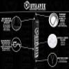 Outslayer Filled Punching Bag Boxing Training Practice MMA Heavy Bag 100 Pound Made in USA (Black/Blue, with D-Ring) view 2