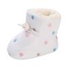Baby Shoes Winter Fleece Warm Snow Boots Infant Toddler Soft Sole Crib Shoes 0-18 Months (Beige, 6-12 Months) view 1