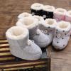 Baby Shoes Winter Fleece Warm Snow Boots Infant Toddler Soft Sole Crib Shoes 0-18 Months (Beige, 6-12 Months) view 2