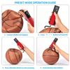Pumteck Electric Ball Pump, Smart Air Pump Portable Fast Ball Inflation with Precise Pressure Gauge and Digital LCD Display for Football Basketball Volleyball Football (2 Pin and 1 Spout) view 3