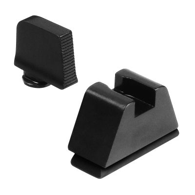 Suppressor Height Sights Set, Suppressor Sights for Precise Targeting, Front and Rear Sights Compatible for Glock 17 17L 19 26 27 33 34 38 39 All Models Except 42 and 43.