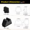 Suppressor Height Sights Set, Suppressor Sights for Precise Targeting, Front and Rear Sights Compatible for Glock 17 17L 19 26 27 33 34 38 39 All Models Except 42 and 43. view 2